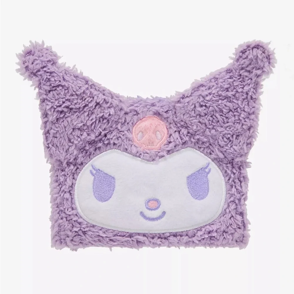 Loungefly Kuromi‎ Pastel Fuzzy Mini Wallet Hot Topic Sanrio Hello Kitty